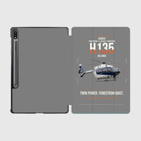Thumbnail for Airbus H135 design on gray samsung tablet tablet case