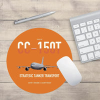 Thumbnail for Airbus CC-150T Polaris design on orange round mouse pad