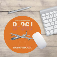 Thumbnail for B-36J Peacemaker design on orange round mouse pad