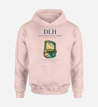 Thumbnail for Duluth International Airport (DLH) design on pink hoodie single-side print