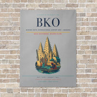 Thumbnail for Modibo Keita International Airport BKO — Bamako vertical canvas print - no frame - light gray background