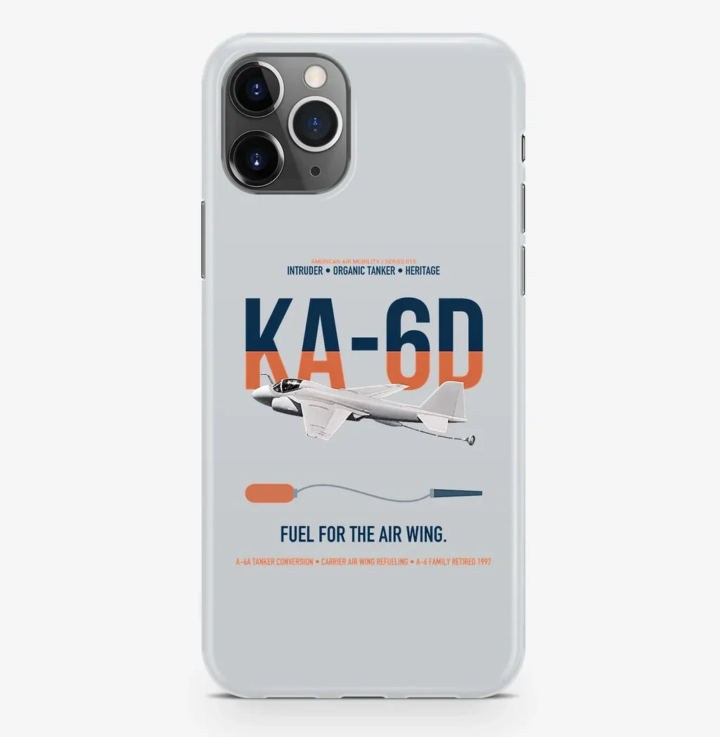 KA-6D Intruder design on light gray magsafe iphone case, for iPhone Pro Max