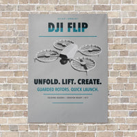 Thumbnail for DJI Flip vertical canvas print - no frame - light gray background
