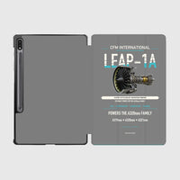 Thumbnail for CFM LEAP-1A design on gray samsung tablet tablet case