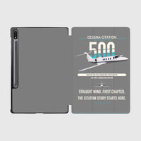 Thumbnail for Cessna Citation 500 - Citation I design on gray samsung tablet tablet case