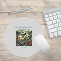 Thumbnail for VINTAGE G4490 - The Seed Drop Spring - Designed Mouse Pads design on lightgray round