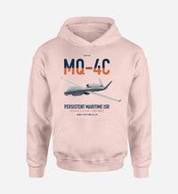 Thumbnail for MQ-4C Triton IFC-4 design on pink double-side hoodie, single-side print
