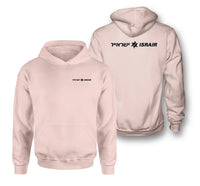Thumbnail for Israir Airlines logo on pink double side hoodie