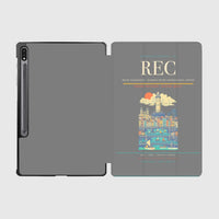 Thumbnail for Recife Guararapes (REC) design on gray samsung tablet tablet case