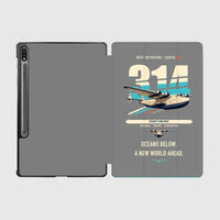 Thumbnail for Boeing 314 Clipper design on gray samsung tablet tablet case