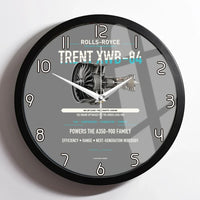 Thumbnail for TRENT XWB-84 design on gray framed wall clock