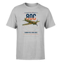 Thumbnail for IAR 80C design on light gray t-shirt, single-side print