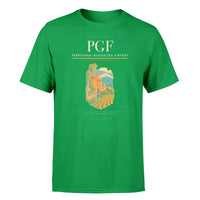 Thumbnail for Perpignan–Rivesaltes Airport (PGF) T-Shirt single-side front print in Green | perpignanrivesaltes-airport-pgf-double-side-t-shirt