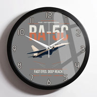 Thumbnail for RA-5C Vigilante design on gray framed wall clock