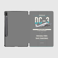 Thumbnail for Douglas DC-3 design on gray samsung tablet tablet case