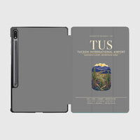Thumbnail for Tucson International Airport (TUS) design on gray samsung tablet tablet case
