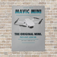 Thumbnail for DJI Mavic Mini vertical canvas print - no frame - light gray background