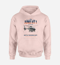 Thumbnail for Airbus H135 Juno HT1 design on pink double-side hoodie, single-side print