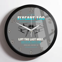 Thumbnail for DJI FlyCart 100 design on gray framed wall clock