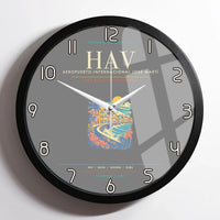 Thumbnail for Havana Jose Marti International Airport HAV Wall-Clock Framed - Gray