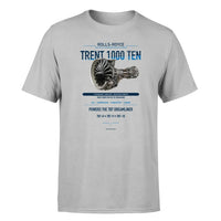 Thumbnail for Trent 1000 TEN design on light gray single side