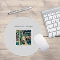 Thumbnail for VINTAGE G4378 - The Midnight Cleaning Crew - Designed Mouse Pads design on lightgray round