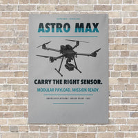 Thumbnail for Freefly Astro Max vertical canvas print - no frame - light gray background