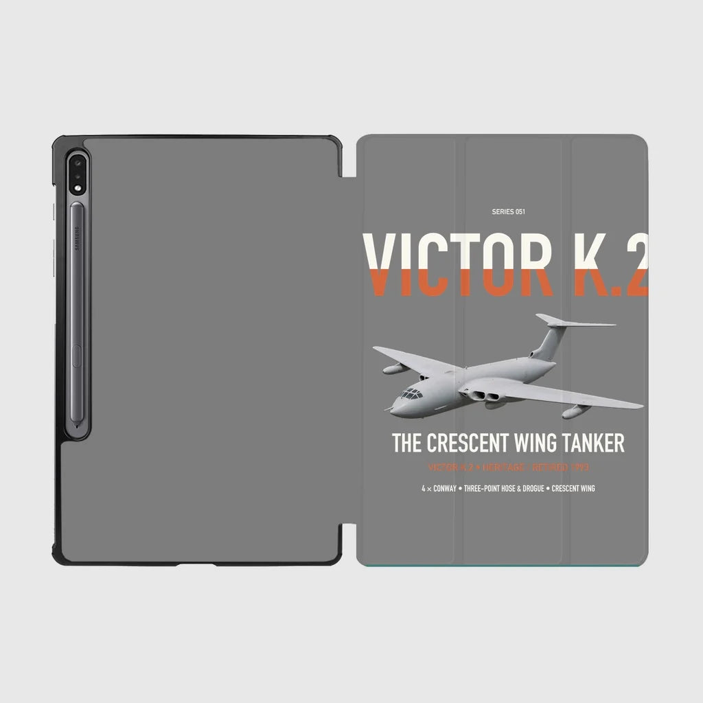 Handley Page Victor K.2 design on gray samsung tablet tablet case