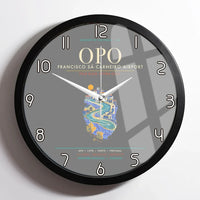 Thumbnail for Porto Francisco Sa Carneiro Airport OPO - Douro Azulejo Current Wall-Clock Framed - Gray