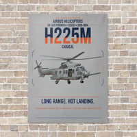 Thumbnail for Airbus Helicopters H225M Caracal vertical canvas print - no frame - light gray background