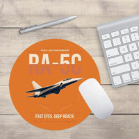 Thumbnail for RA-5C Vigilante design on orange round mouse pad