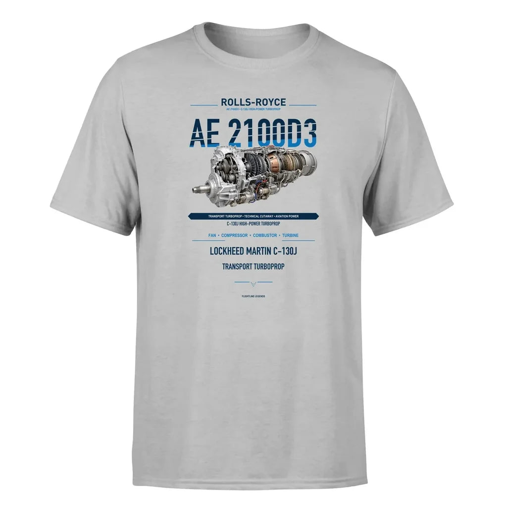 AE 2100D3 design on light gray single side