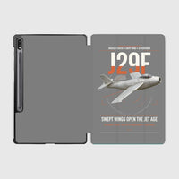 Thumbnail for Saab J 29F Tunnan design on gray samsung tablet tablet case