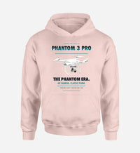 Thumbnail for DJI Phantom 3 Professional design on pink hoodie single side