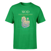 Thumbnail for Modesto City-County Airport (MOD) T-Shirt single-side front print in Green | modesto-city-county-airport-mod-double-side-t-shirt