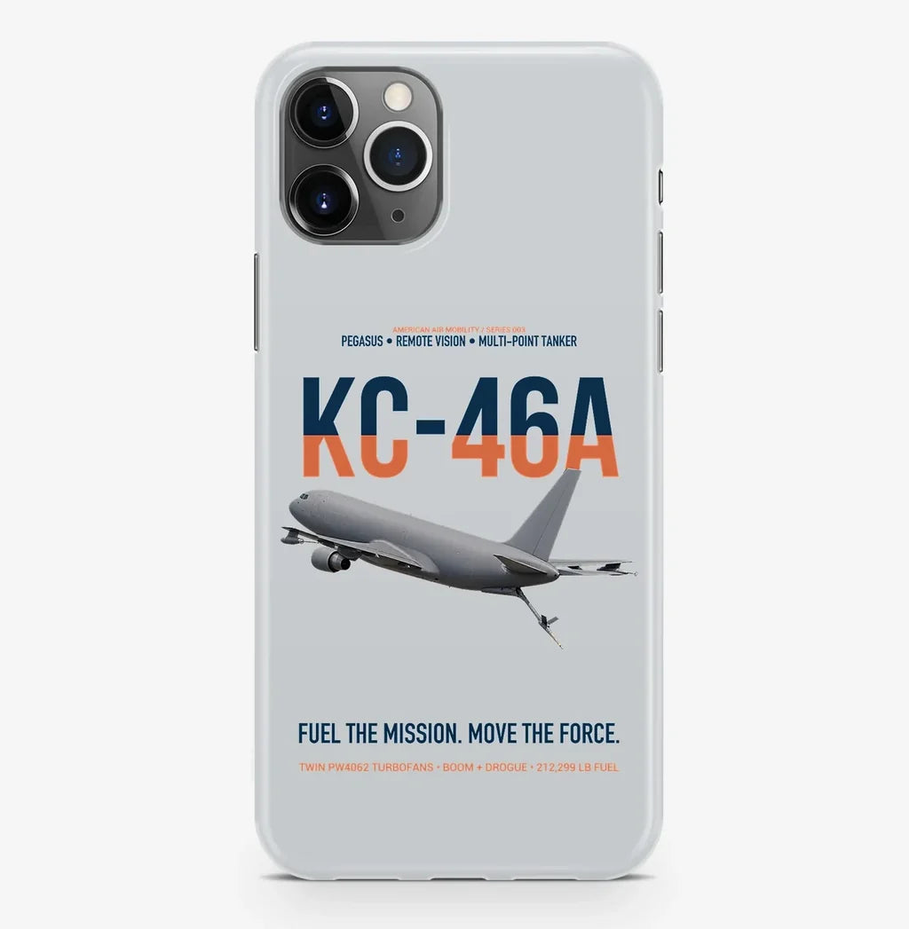 KC-46A PEGASUS design on light gray magsafe iphone case, for iPhone Pro Max