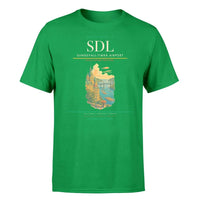 Thumbnail for Sundsvall-Timrå Airport (SDL) T-Shirt single-side front print in Green | sundsvall-timrå-airport-sdl-double-side-t-shirt