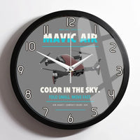 Thumbnail for DJI Mavic Air design on gray framed wall clock