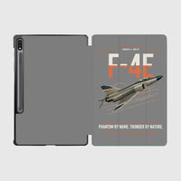 Thumbnail for F-4E Phantom II design on gray samsung tablet tablet case