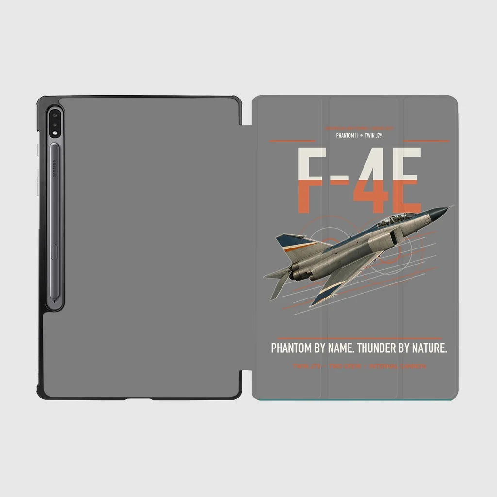 F-4E Phantom II design on gray samsung tablet tablet case
