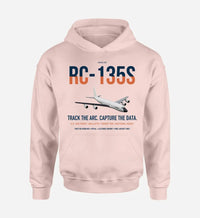 Thumbnail for RC-135S Cobra Ball design on pink double-side hoodie, single-side print