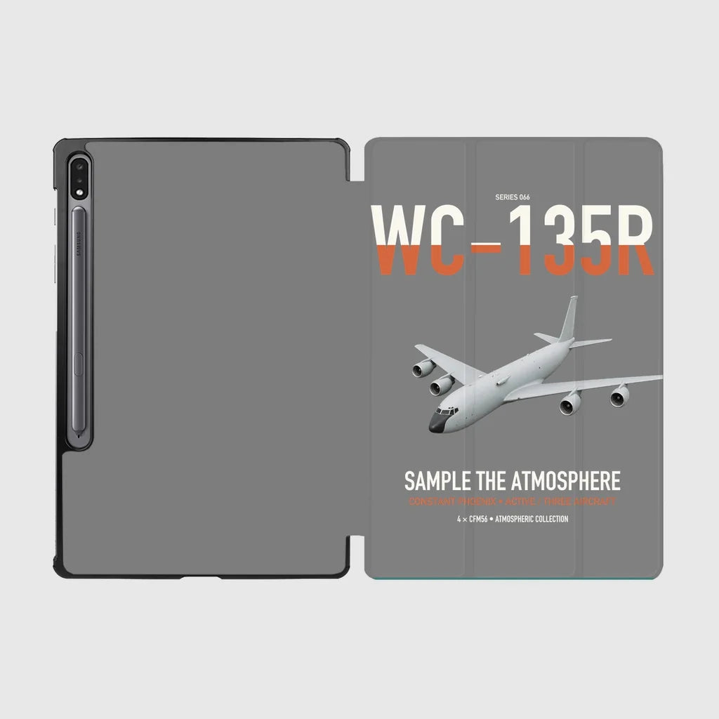 WC-135R Constant Phoenix design on gray samsung tablet tablet case