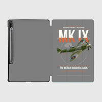 Thumbnail for Supermarine Spitfire Mk IX design on gray samsung tablet tablet case