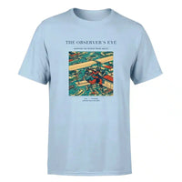 Thumbnail for VINTAGE G4008 - The Observer's Eye - Premium T-Shirt design on lightblue premium t shirt