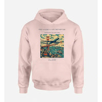 Thumbnail for VINTAGE G4116 - The Golden Gate Departure - Premium Hoodie design on pink premium
