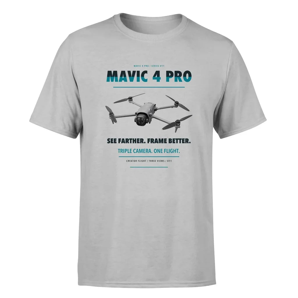 DJI Mavic 4 Pro design on light gray single side