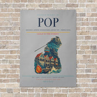 Thumbnail for Gregorio Luperón International Airport POP — Puerto Plata vertical canvas print - no frame - light gray background