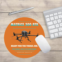 Thumbnail for DJI Matrice 300 RTK design on orange round mouse pad