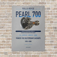 Thumbnail for PEARL 700 vertical canvas print - no frame - light gray background