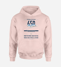 Thumbnail for Cessna Citation 650 - Citation III design on pink double-side hoodie, single-side print